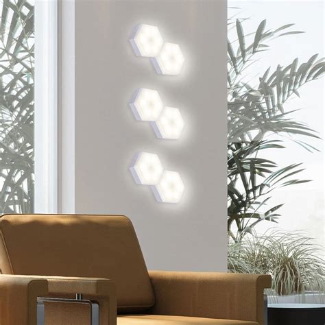 Купити Модульний LED RGB світильник сенсорний шестигранний настінний з ...