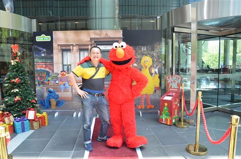 Elmo With Alpha Sesame Street Australia Post Meet And Greet 2016 A