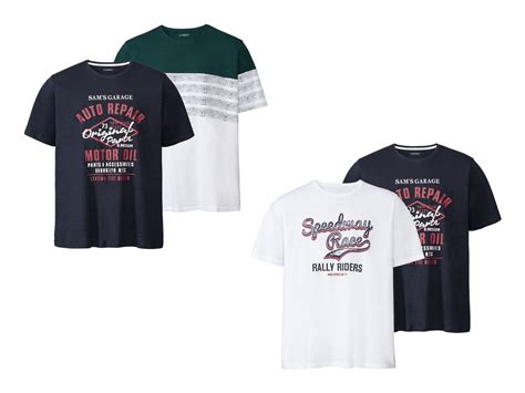 ᐉ LIVERGY® LIVERGY® T-Shirt Herren, 2 Stück, mit legerem Schnitt und ...