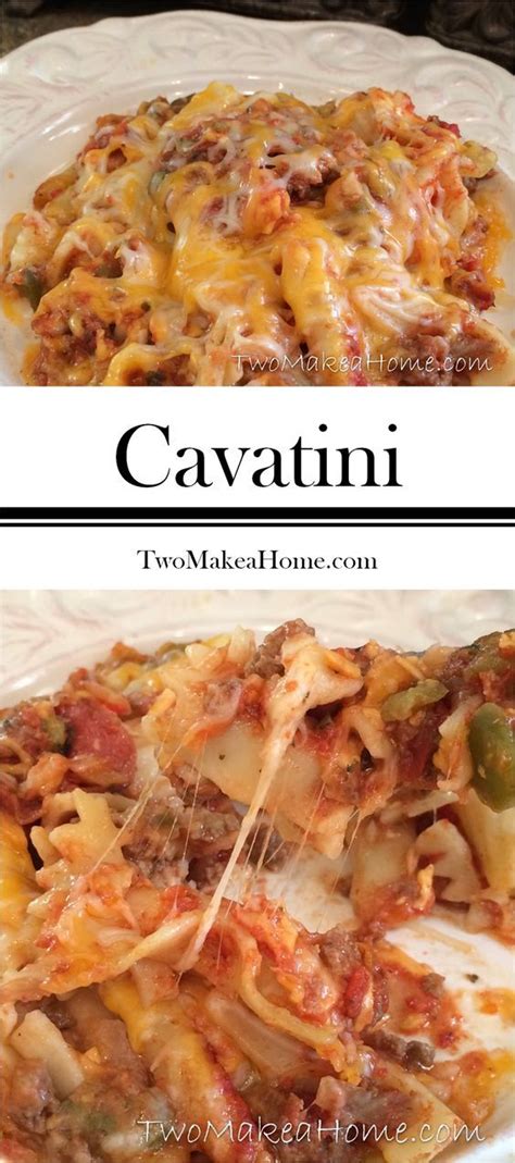 CAVATINI | Recpies in 2019 | Pasta recipes, Pasta, Cooking recipes