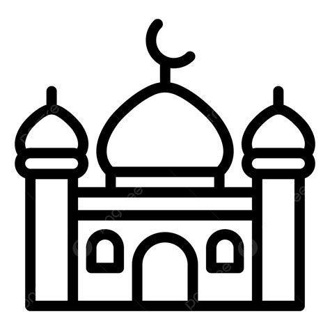 Ilustração De Design De ícone Vetorial De Mesquita Png Mesquita