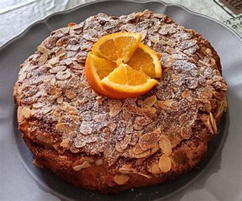 Torta soffice mandorle e arancia dolce ricetta facile Cucinare è come