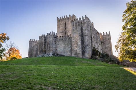 Castle in Guimaraes stock image. Image of tourist, fortress - 108146165