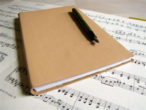 Music Journal Staff Paper Notebook Composer Journal Manuscript