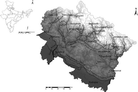 Uttarakhand Floods Affected Areas Map