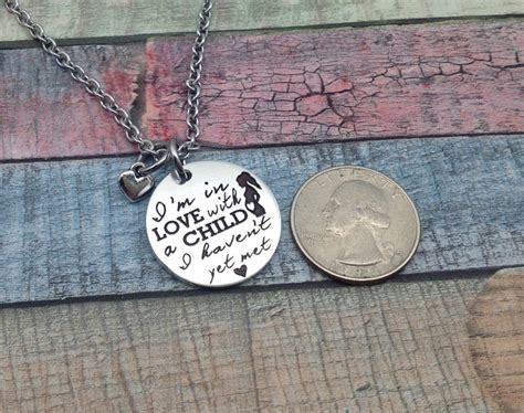 Pregnancy Necklace Soon To Be Mommy Necklace New Mom T Etsy