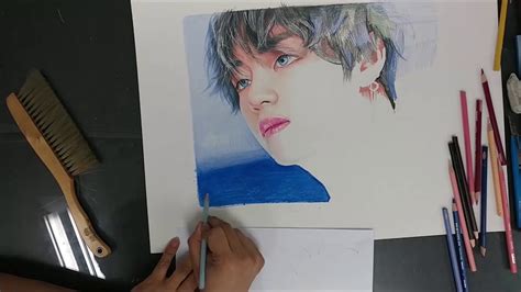 Bts Drawing With Color Pencil Youtube