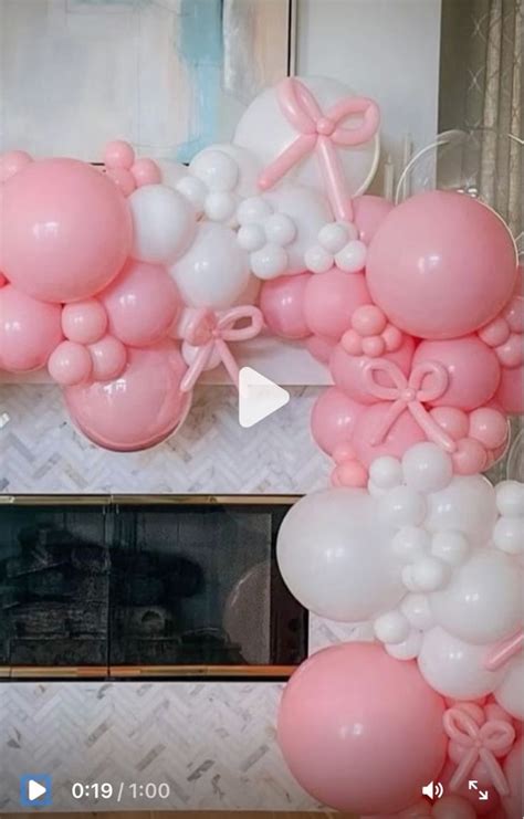 She S Tying The Knot Balloon Arch In 2024 Bridal Shower Balloons Tie