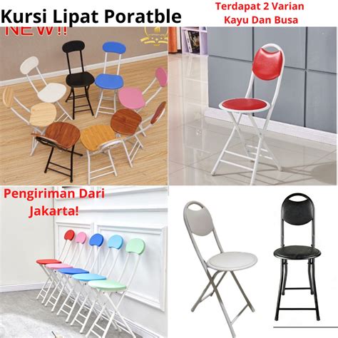 Jual Bt63ef Kursi Lipat Portable Kursi Sholat Solat Kayu Minimalis Ikea