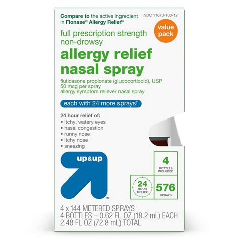 Walgreens 24 Hour Allergy Nasal Spray Triamcinolone Acetonide 0 57 Fl Oz Artofit