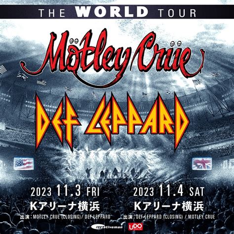 M Tley Cr E Def Leppard The World Tour K