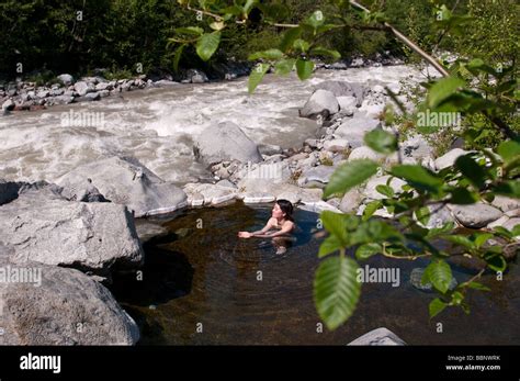 Meager Creek Hotspring Located In Pemberton British Columbia Canada