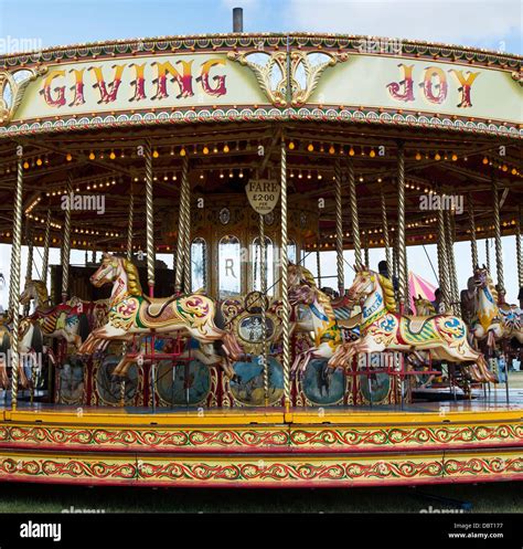 Galloping Carousel Horse Hi Res Stock Photography And Images Alamy