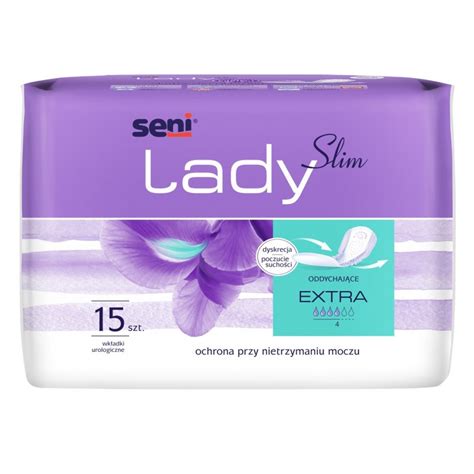 Seni Lady Slim Extra wkładki urologiczne dla kobiet 15 szt Dr Max