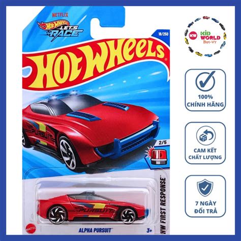 Xe mô hình Hot Wheels basic Cảnh sát Police Alpha Pursuit HYX Shopee Việt Nam