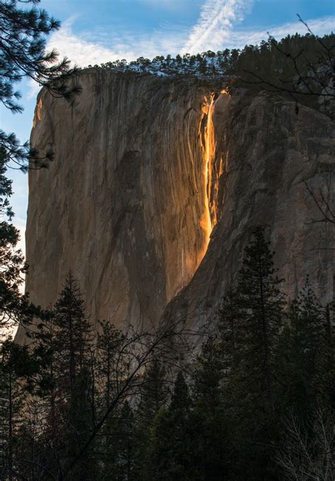 Firefall at Horsetail Fall in Yosemite National Park - Parkcation