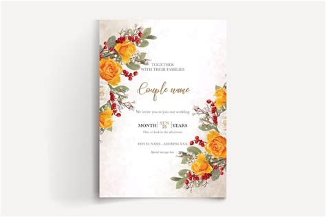 Premium Vector Save The Date Invitation Templates