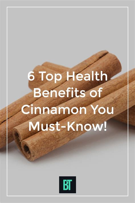 Top Health Benefits Of Cinnamon You Must Know Artofit