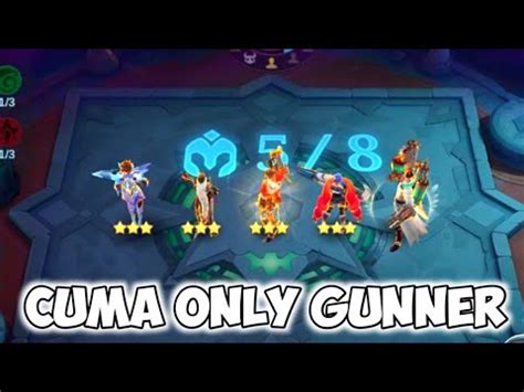 THARZ SKILL 3 CUMA ONLY GUNNER COMBO SIMPLE MAGIC CHESS YouTube