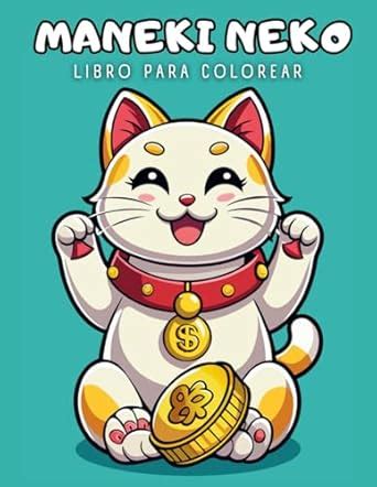 Amazon co jp Libro para Colorear MANEKI NEKO Edición en Español