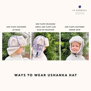 Ushanka Hat Sewing Pattern 24 Sizes With Photo Instructions - Etsy