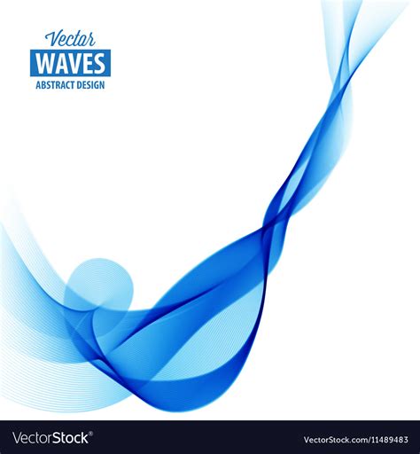 Abstract Smooth Color Wave Royalty Free Vector Image