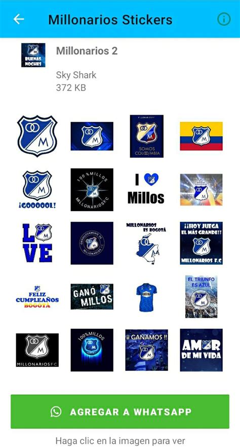 Millonarios Stickers Para Android Descargar