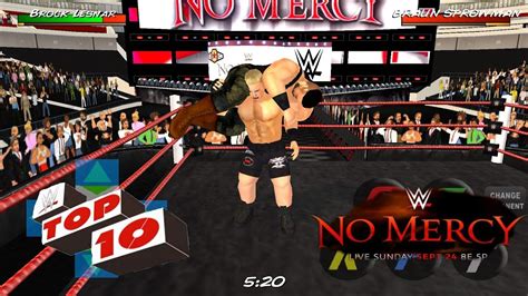 No Mercy Top 10 Best Moments Wrestling Revolution 3d Youtube