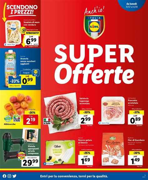 Lidl Volantino Dal 31 Luglio Al 6 Agosto 2023 Italiano Volantino