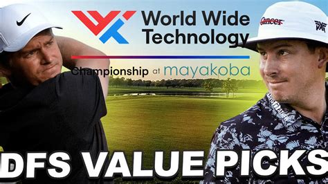 Dfs Value Plays Wwt Championship At Mayakoba Top Draftkings