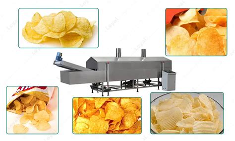 Continuous Stainless Steel Potato Chips Industrial Fryer Machine