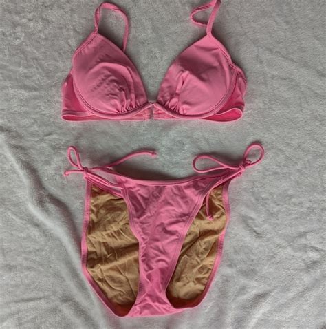 Swim Vintage S Y K Pink Bikini Poshmark