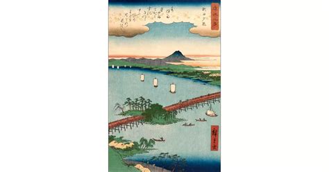 Sunset Glow At Seta Hiroshige Ando Plakat Galeria Plakatu