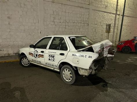 Taxi Termina Destrozado De La Parte Trasera Al Ser Impactado Por Una