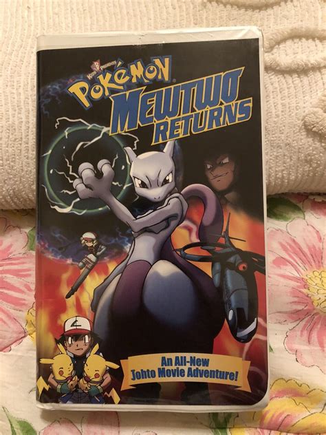 Pokemon Mewtwo Returns Vhs 2001 Clamshell Packaging Johto Pikachu