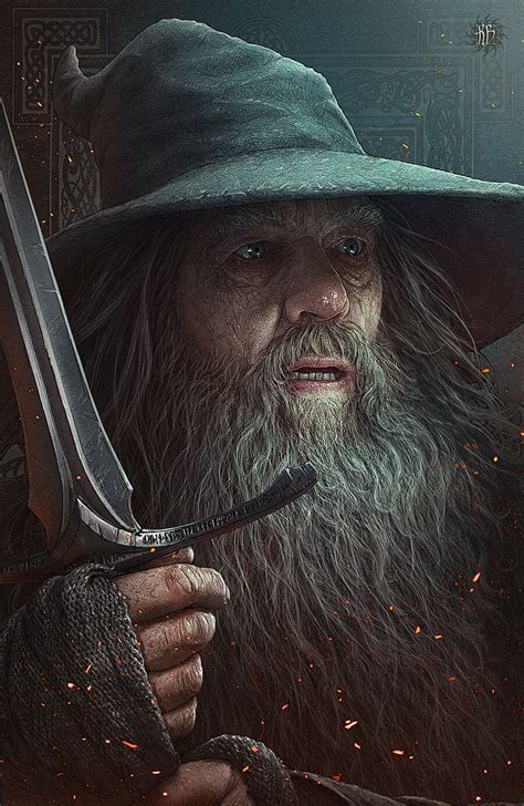 Artstation Hobbit Fanart Gandalf The Gray