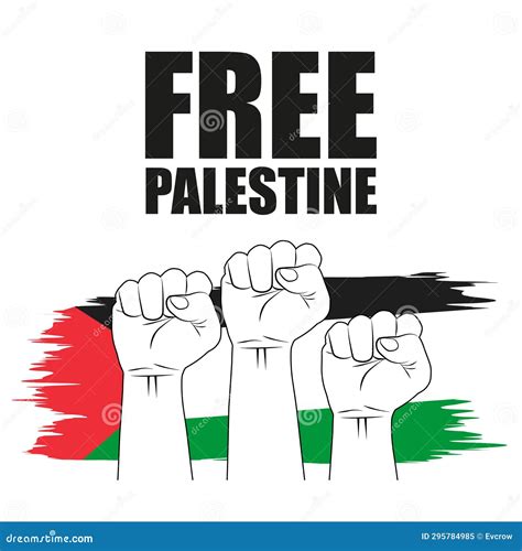 Free Palestine Poster Stock Illustration Illustration Of Design