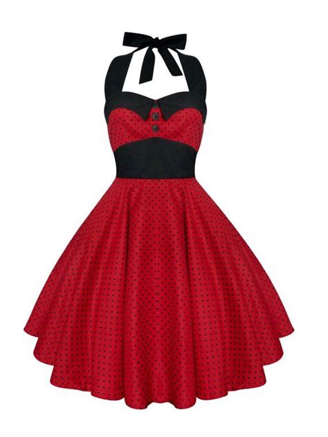 Plus Size Red Polka Dot Dress Vintage Christmas Dress Rockabilly Dress