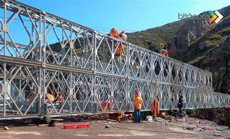 Huancavelica Contin An Trabajos Para Instalaci N De Puente Modular En