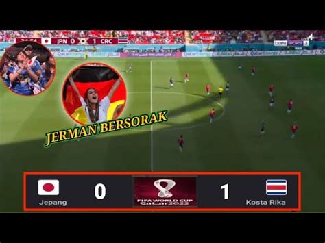 Berlangsung Dramatis Hasil Pertandingan Jepang Vs Kosta Rica Fifa World