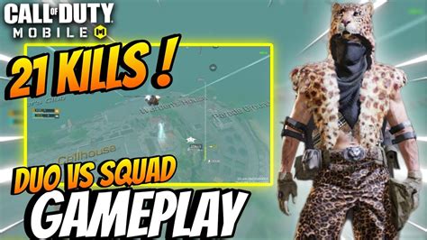 21 KILLS DUO VS SQUAD LEGENDARY RANK ALCATRAZ GAMEPLAY CODM YouTube