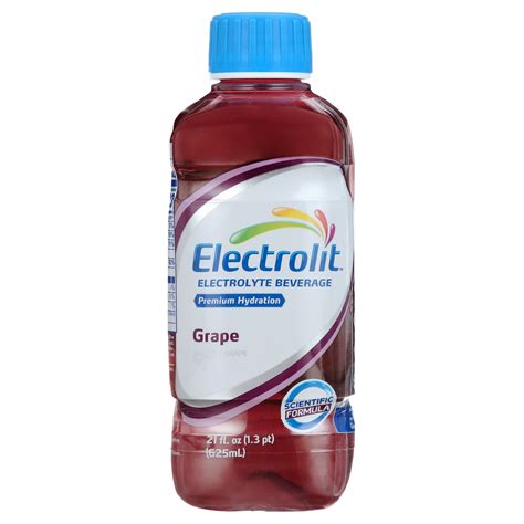 Electrolit Grape Hydration Drink With Electrolytes, 21 fl oz - Walmart.com