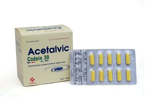 Công Dụng Thuốc Acetalvic Codein 30 Vinmec