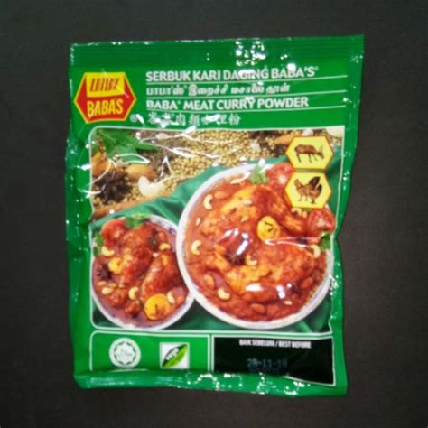 Babas Hot Spicy Meat Curry Powder Rempah Kari Daging Pedas Babas Vmart Online Grocery Lupon