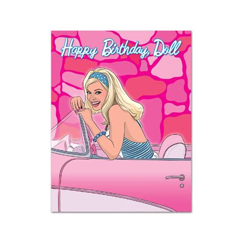 Margot Robbie Happy Birthday Doll Birthday Card – Urban General Store