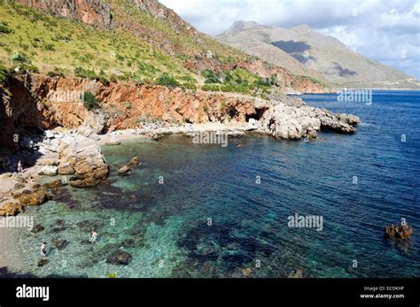 Isolated Cove Beach At Riserva Naturale Dello Zingaro Zingaro Nature