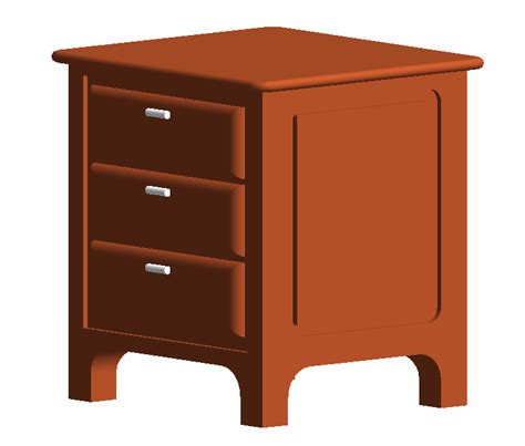 Bed Side Table In Revit Library Revit