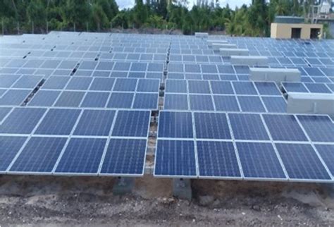 View Of Kwp Ground Mounted Grid Connected Solar Pv System