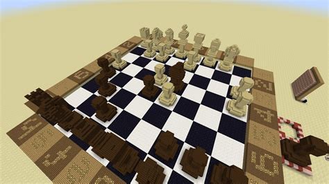 Minecraft Papercraft Chess