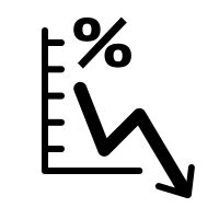 Interest Rate Down Icons - Download Free Vector Icons | Noun Project